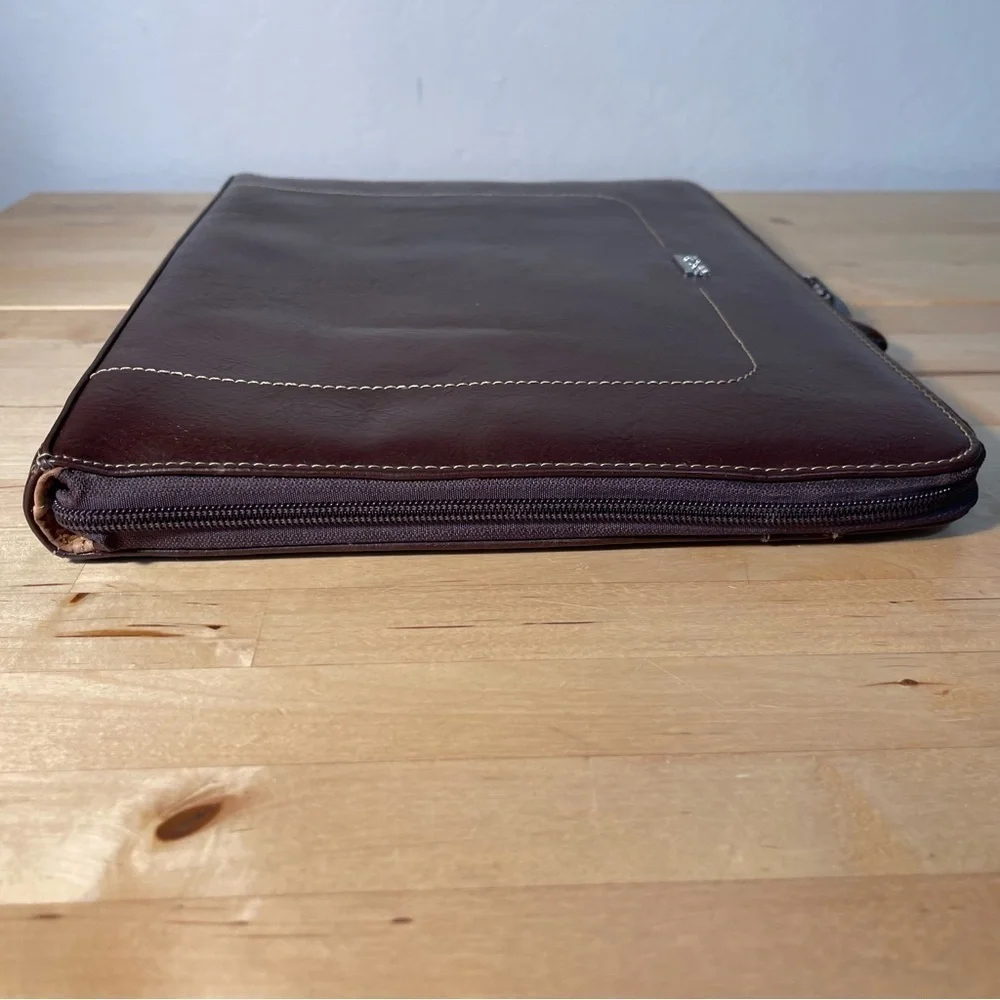 Boss - Hugo Boss - Full Zip Executive Folio Cognac Leather
